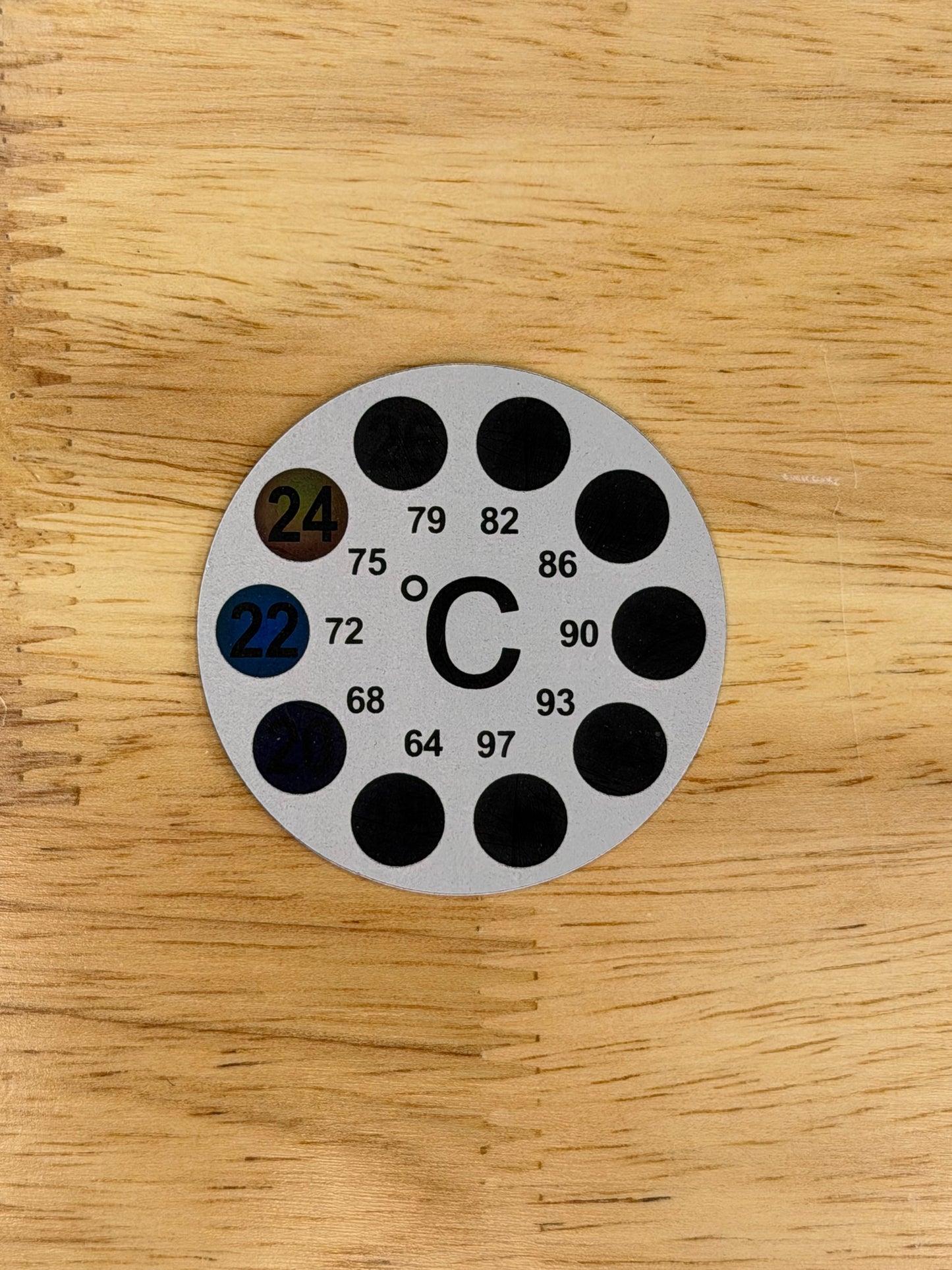 Temperature sticker