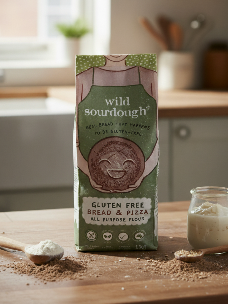 Gluten Free Wholemeal Bread & Pizza All Purpose Flour by Wild Sourdough