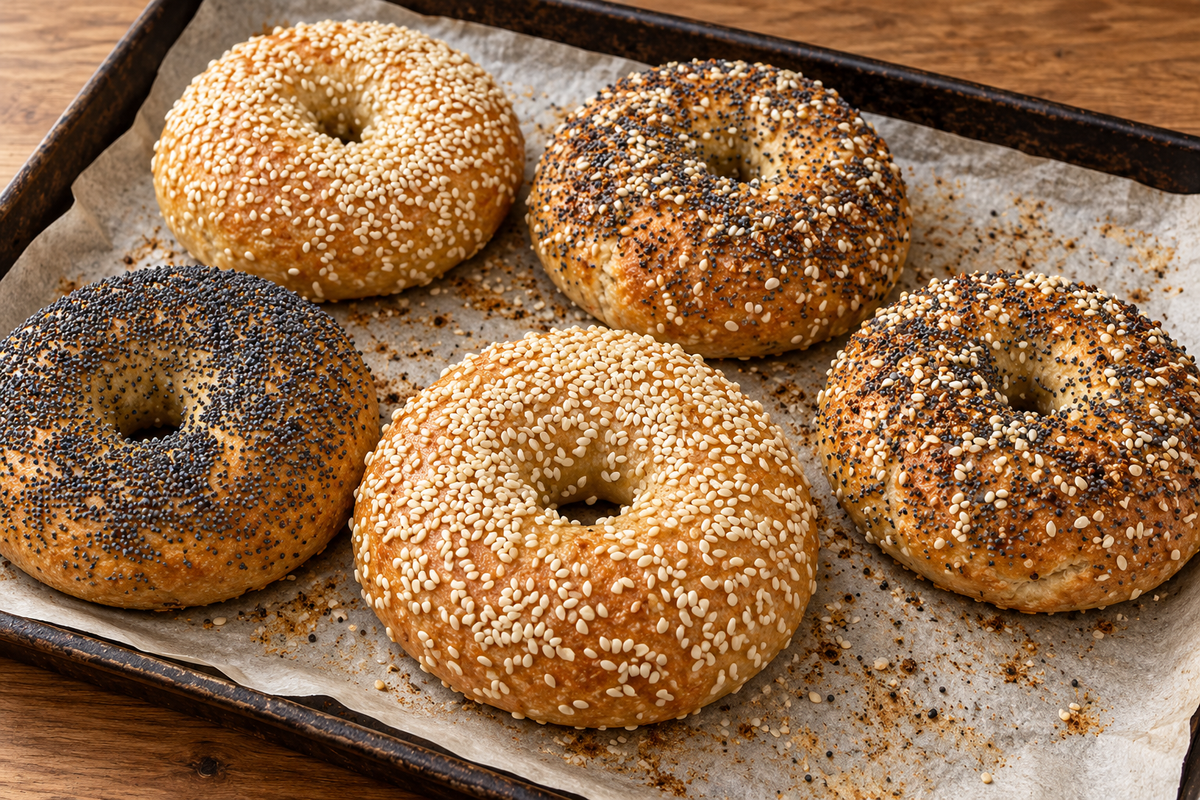 Sourdough Bagels