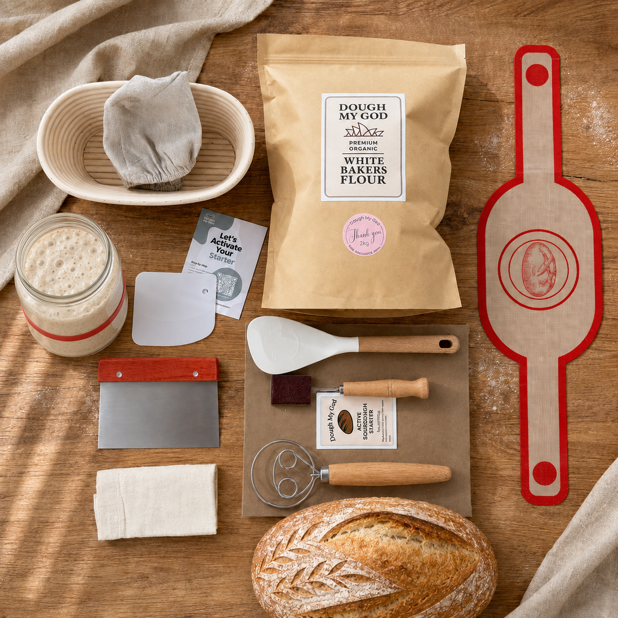 Dough My God sourdough bread kit