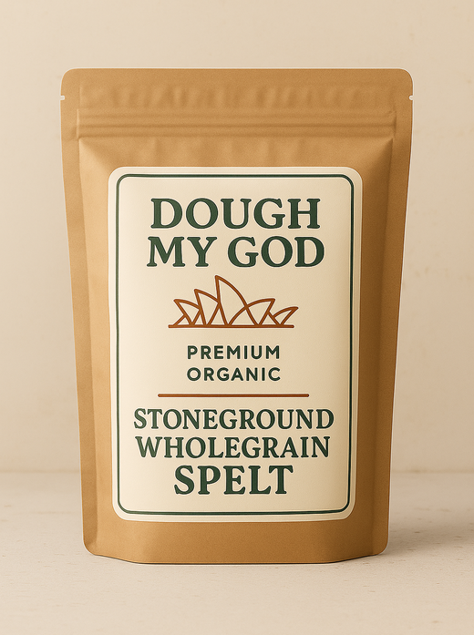 Dough My God organic wholegrain spelt flour