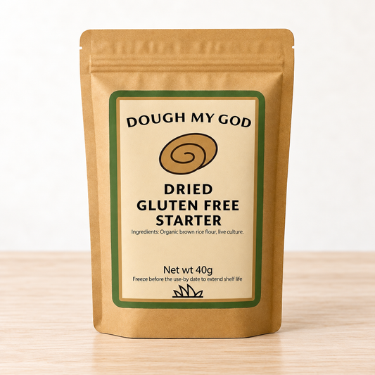 Dough My God organic gluten-free sourdough starter