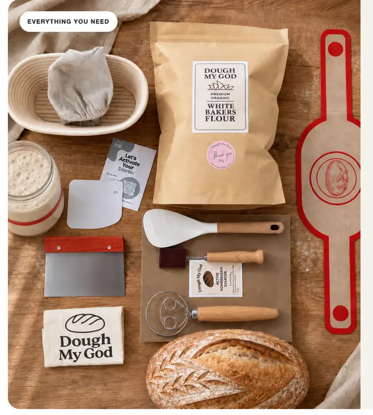 Dough My God sourdough bread kit